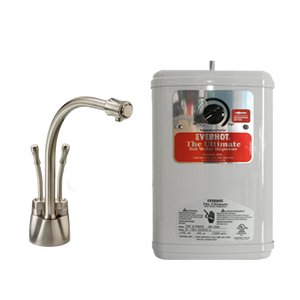 Everhot LVH-1200 Under-Sink Instant Hot Water System with Hot & Cold Faucet; Chrome